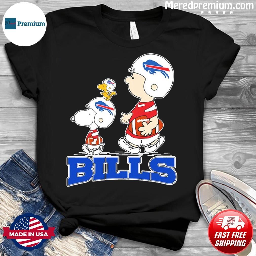 Buffalo Bills Peanuts Snoopy Charlie Brown And Woodstock T-shirt,Sweater,  Hoodie, And Long Sleeved, Ladies, Tank Top