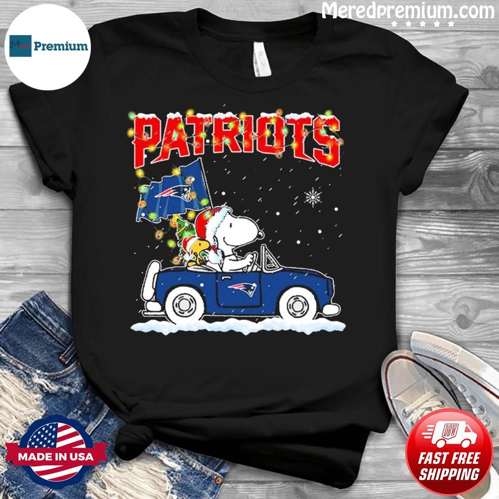 Peanuts Santa Snoopy And Woodstock New England Patriots On Car