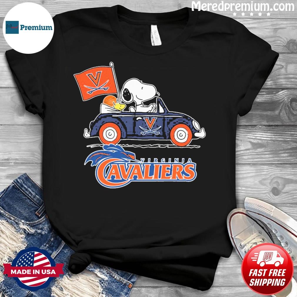 Los Angeles Dodgers Peanuts Snoopy And Woodstock On Car Shirt