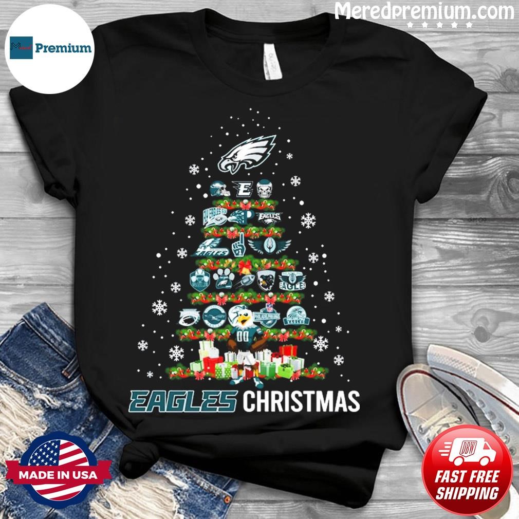 Philadelphia Eagles Christmas Eagles Tree Shirt, hoodie, sweater