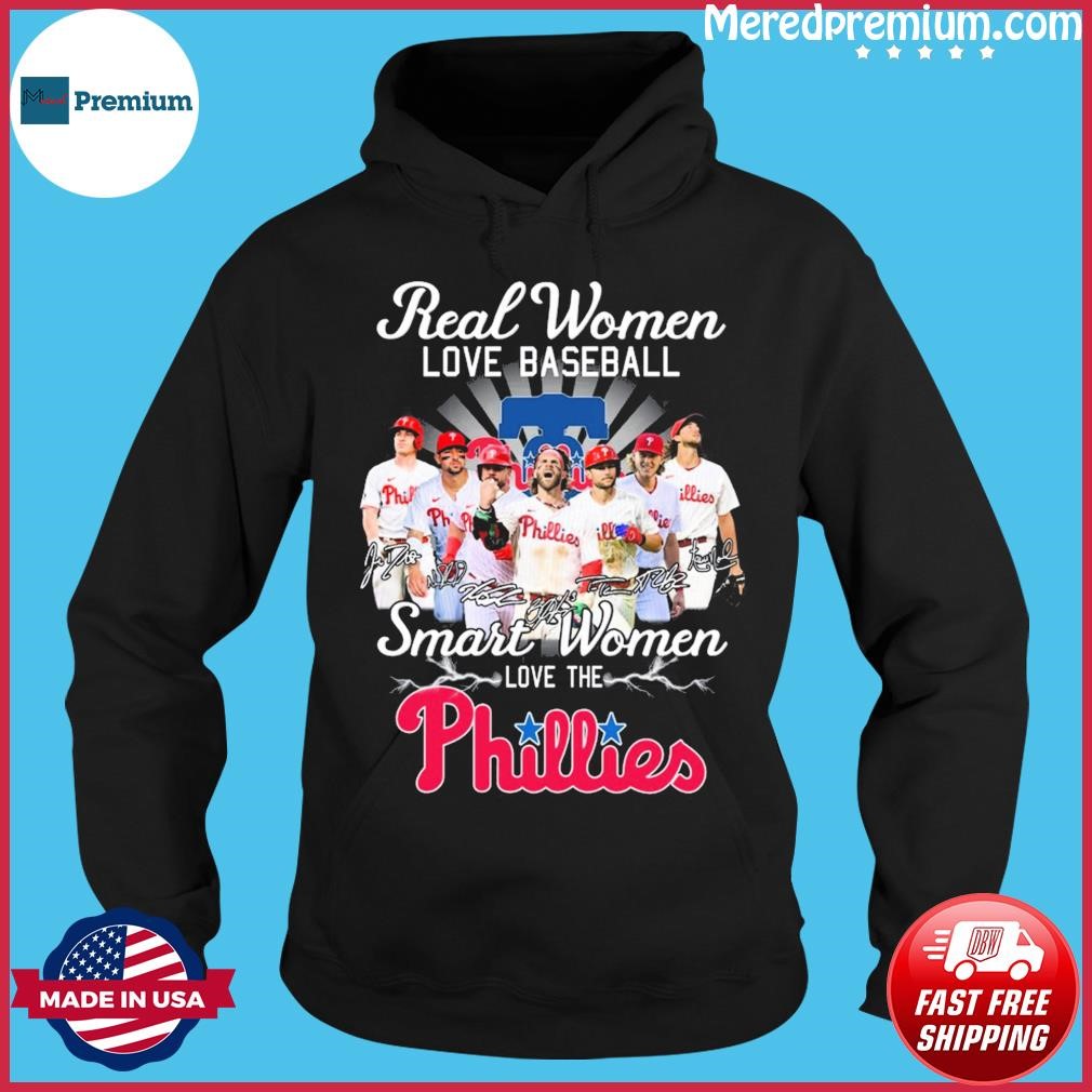 Real Women Love Baseball Smart Women Love The Philadelphia Phillies 2023  Postseason Signatures Shirt, hoodie, sweater, long sleeve and tank top