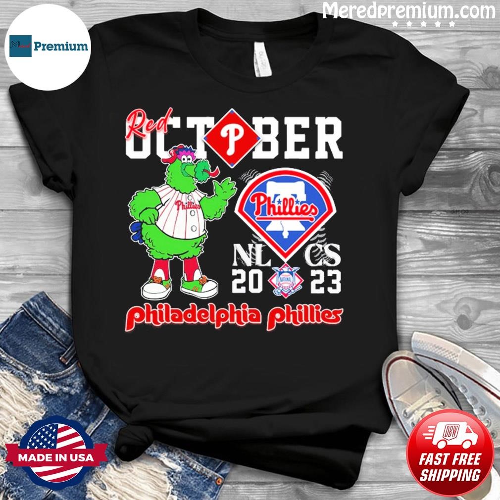 Philadelphia Phillies Mascot NLCS 2023 Red October Shirt, hoodie