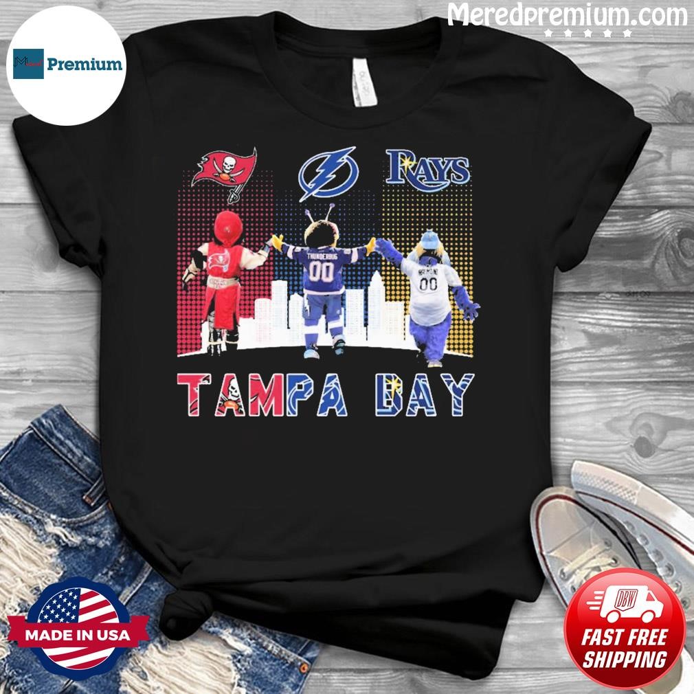 Tampa Bay sports teams logo Rays Bucs and Lightning shirt, hoodie