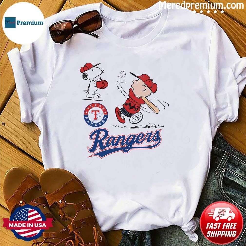 Texas Rangers X Peanuts Snoopy And Charlie Brown Shirt, hoodie