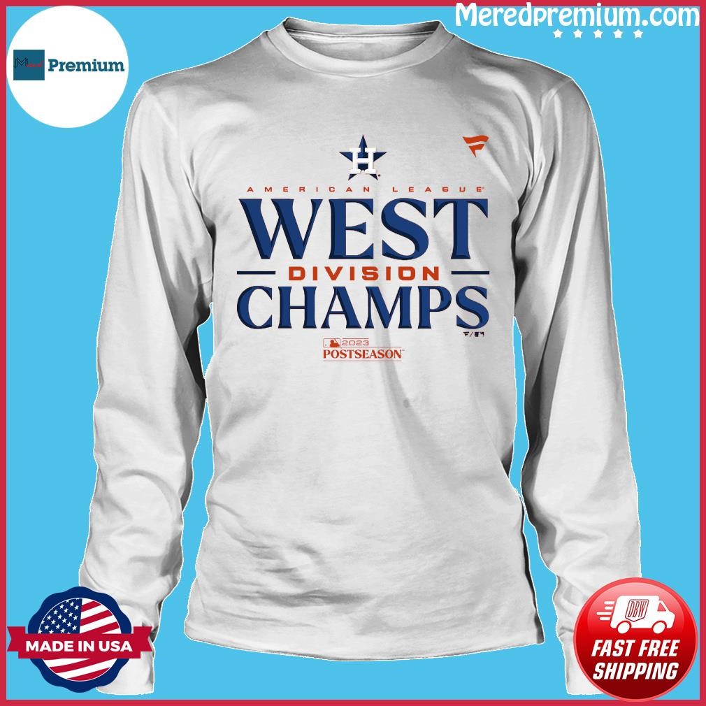 Houston Astros 2023 Al American League West Division Champions Unisex  T-shirt,Sweater, Hoodie, And Long Sleeved, Ladies, Tank Top