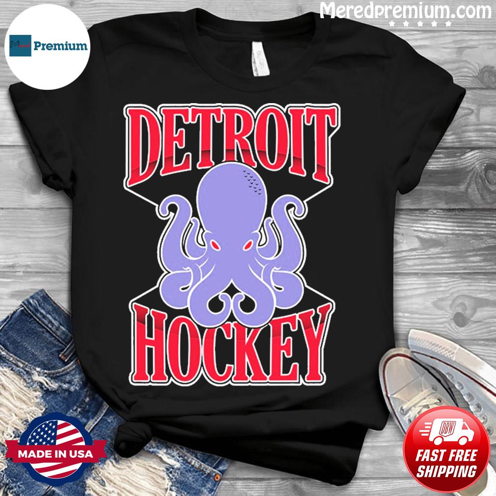 Official Detroit hockey octopus T-shirt, hoodie, tank top, sweater and long  sleeve t-shirt
