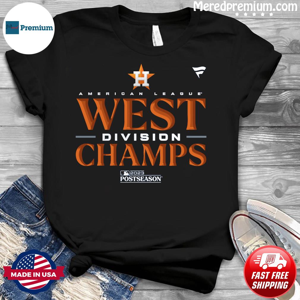 Official Houston Astros Al West Division Champions 2023 T-Shirt