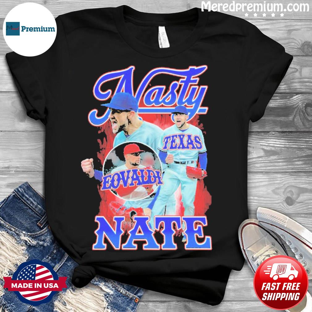 Texas Rangers Nasty Nate Vintage Shirt, hoodie, sweater, long