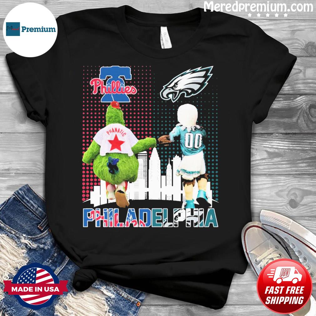 Philadelphia Sports Mascots Phillie Phanatic and Swoop shirt, hoodie,  sweater, long sleeve and tank top