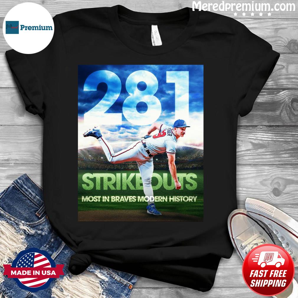 Spencer Strider 281 Strikeouts Most In Braves Modern History Shirt