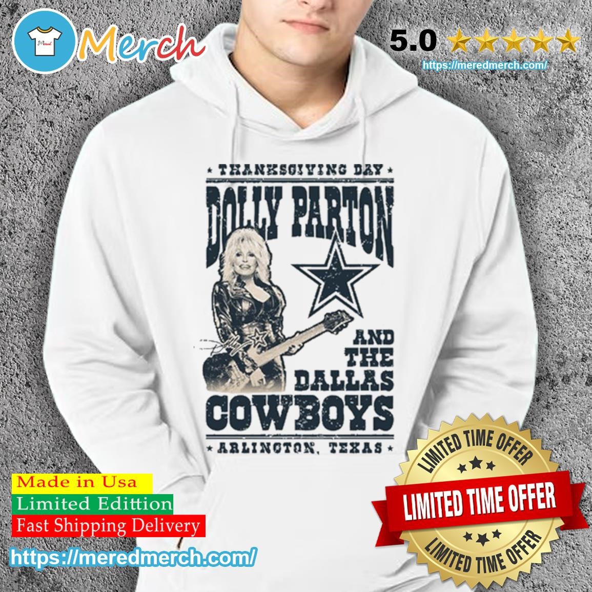 Thanksoiving Day Dolly Parton Dallas Cowboys Shirt – Meredmerch