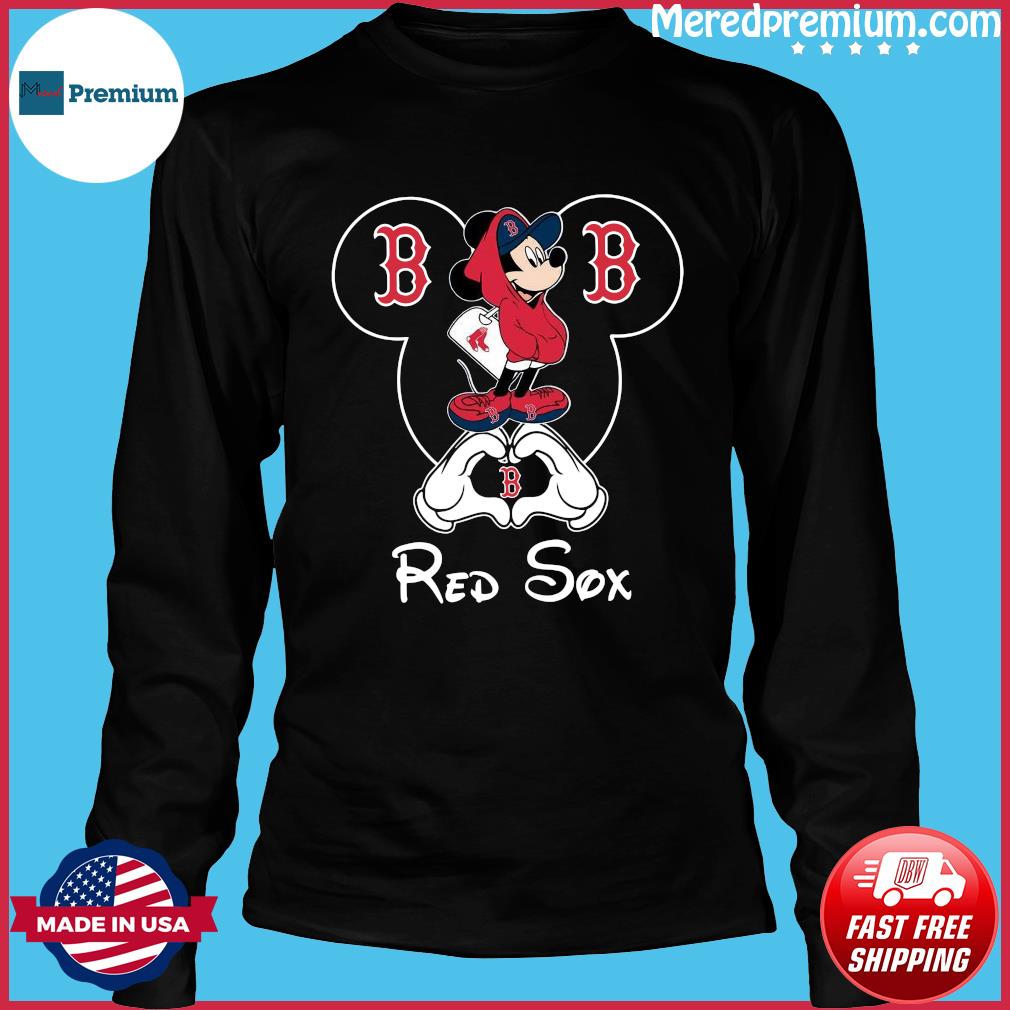 Mickey Mouse Boston Red Sox Shirt, hoodie, sweater, long sleeve and tank top