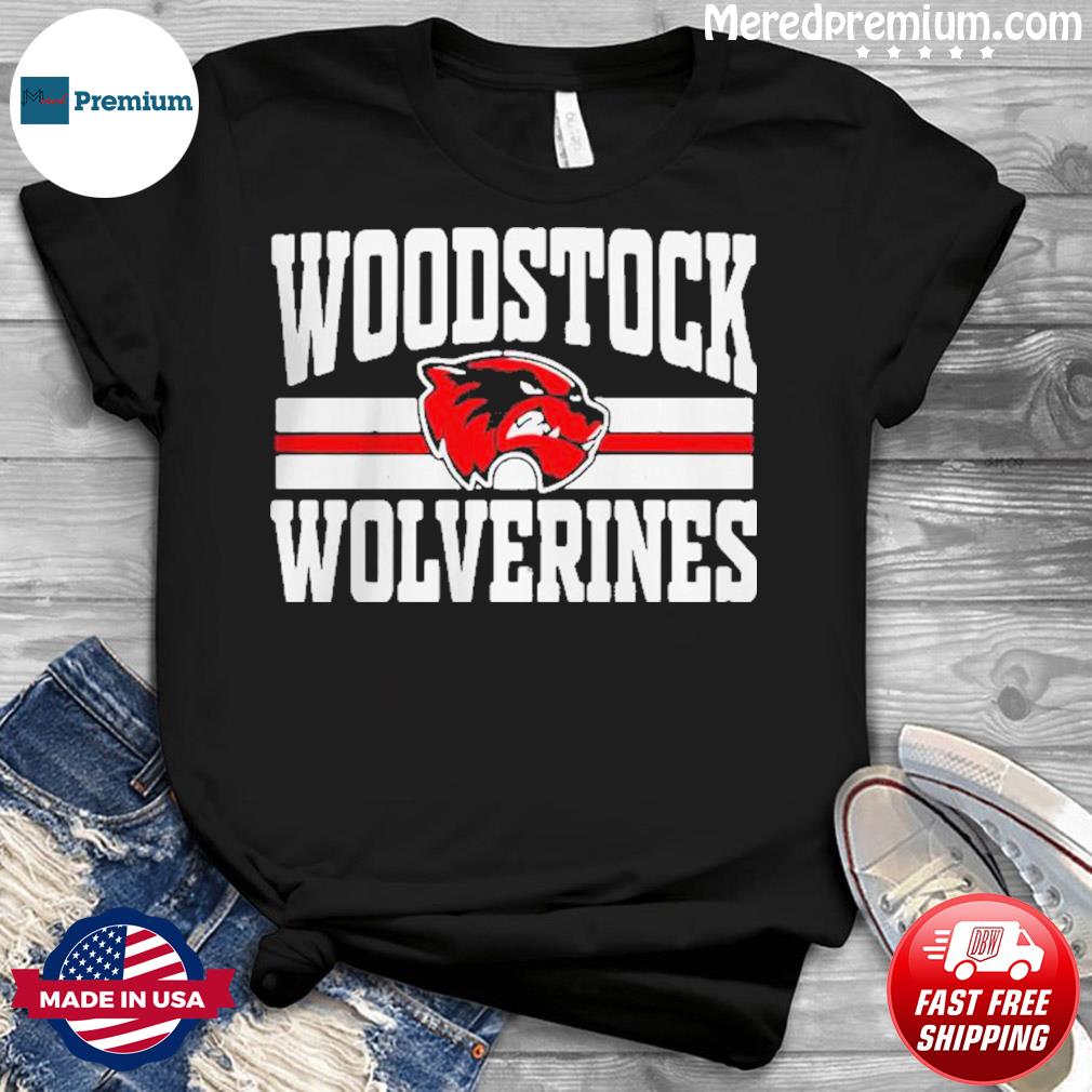 Woodstock high school wolverines logo shirt, hoodie, sweater, long