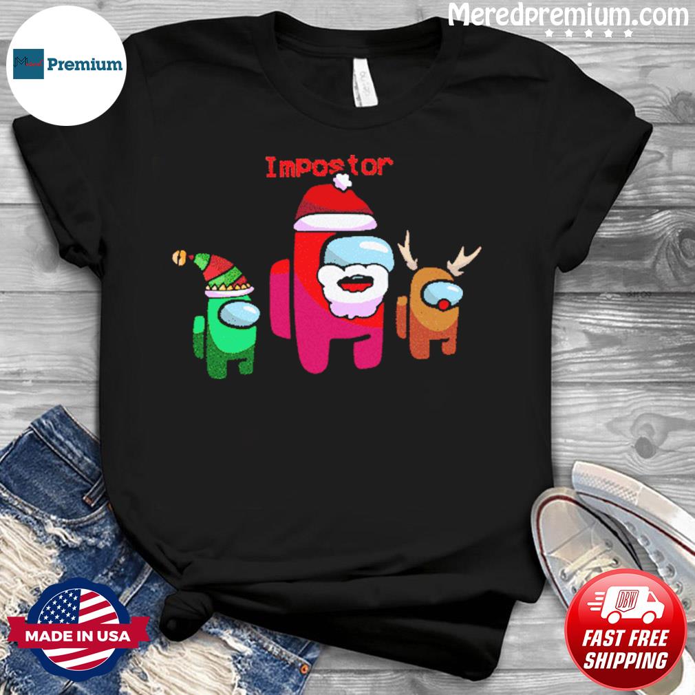 among us christmas t shirt