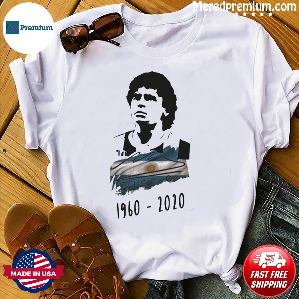 Skulle hånd kilometer Diego Armanda Maradona, Maradona Shirt, Diego Tshirt, Argentina Football.  Diego Maradona 1960 – 2020 , Footballer T-Shirt, hoodie, sweater, long  sleeve and tank top