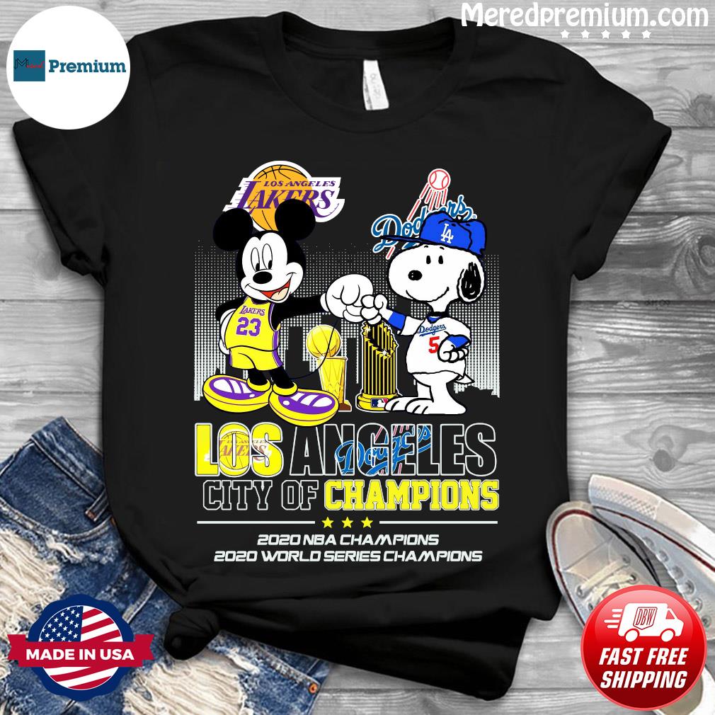 Lovely Mickey Mouse Los Angeles Dodgers Champions 2020 World