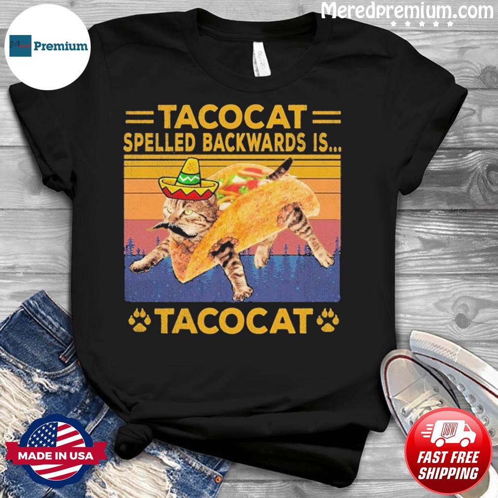 tacocat spelled backwards shirt