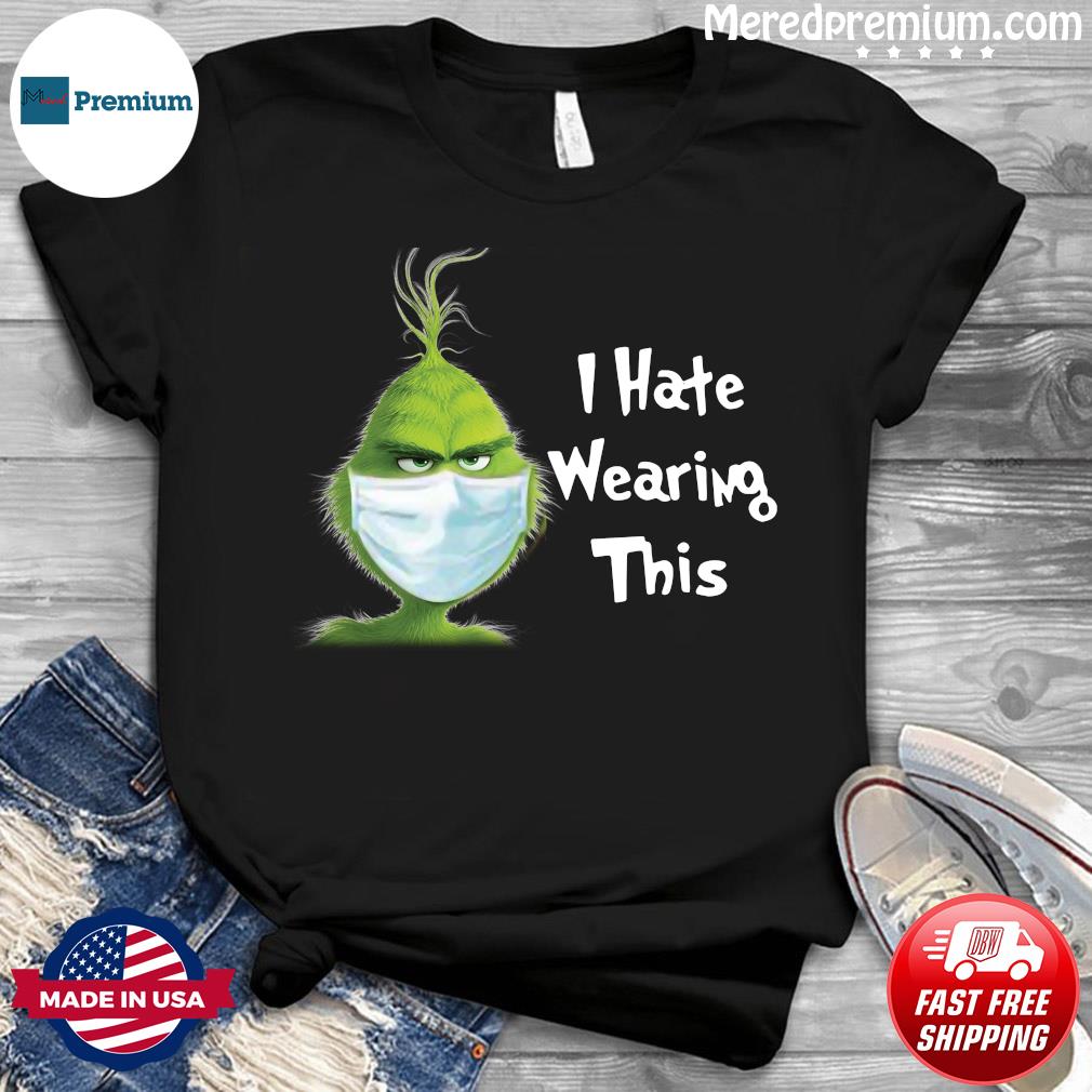 grinch wearing sweater