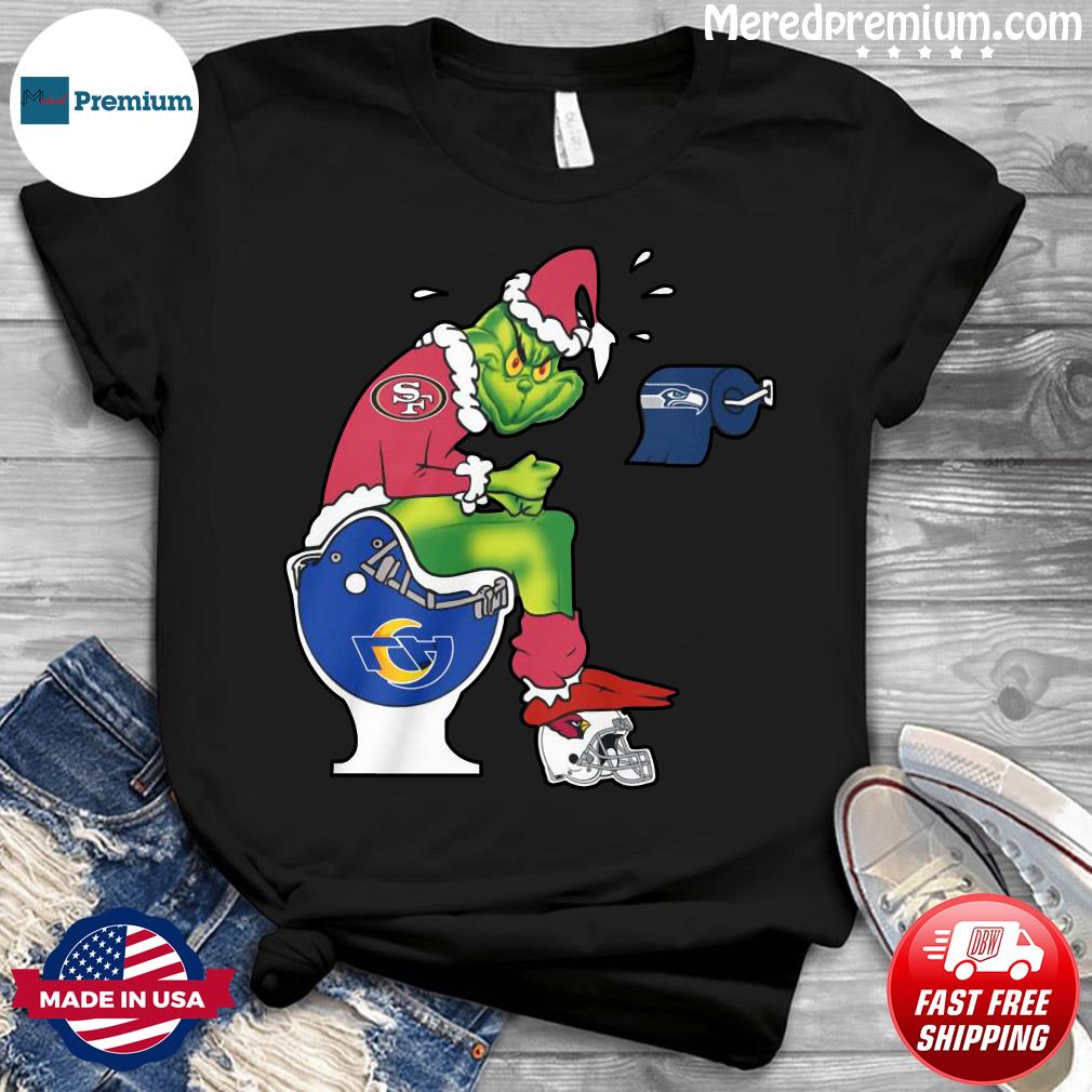 The Grinch Dallas Cowboys Shit On Washington Football Team Christmas shirt,  sweater, hoodie, sweater, long sleeve and tank top