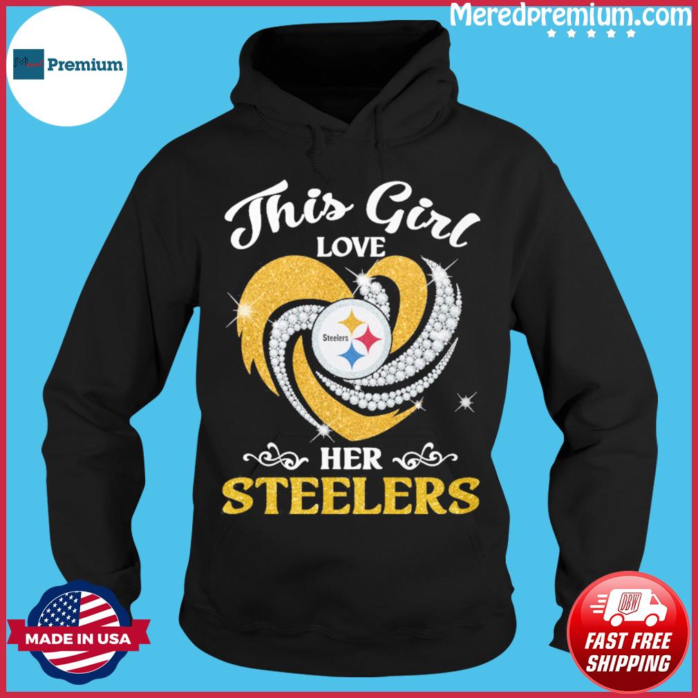 This Girl Loves Her Steelers T Shirt - Growkoc