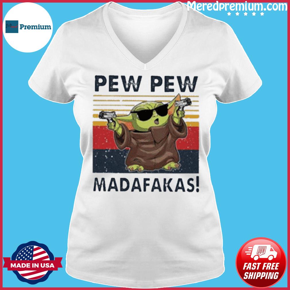 baby yoda pew pew shirt