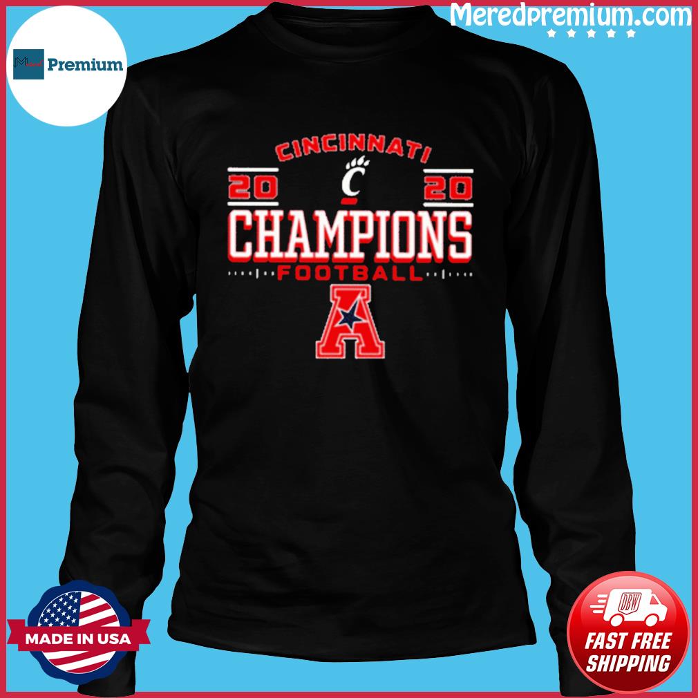 Champion Cincinnati Bearcats Football Red Long Sleeve Tee