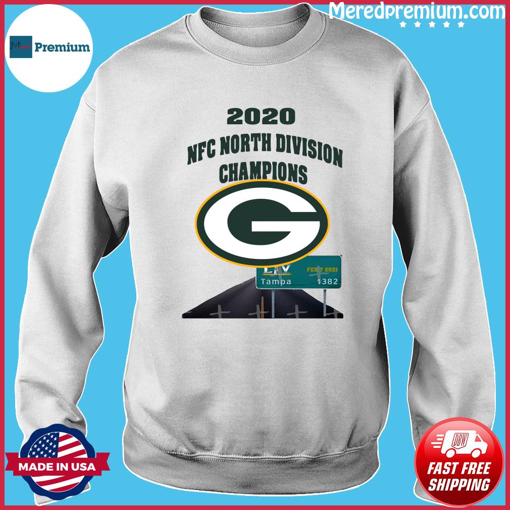 Green Bay Packers 2020 Division Champs Long Sleeved T-Shirt at the