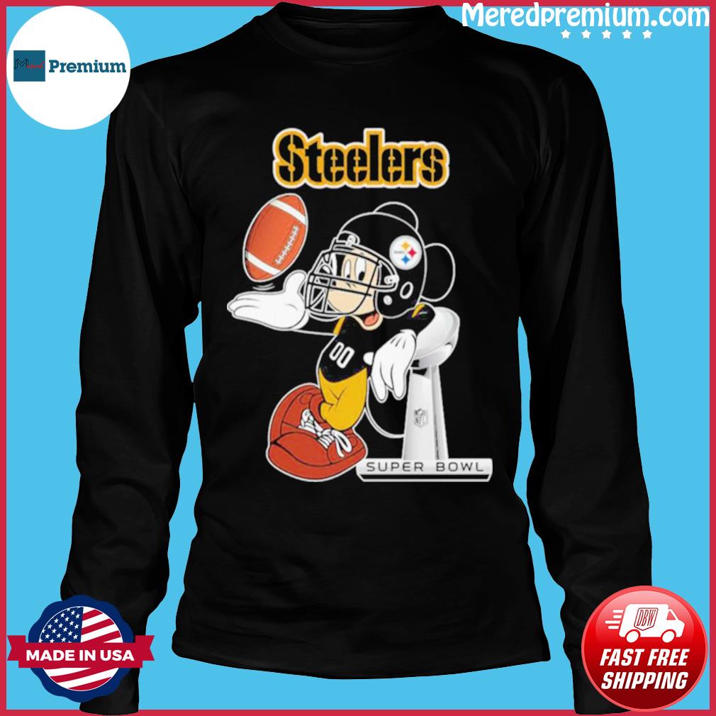 Mickey Mouse Pittsburgh Steelers Super Bowl shirt, hoodie, sweater, long  sleeve and tank top