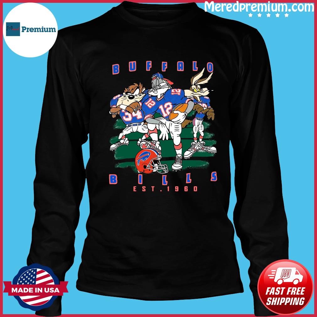 Vintage Looney Tunes Buffalo Bills Shirt - High-Quality Printed Brand