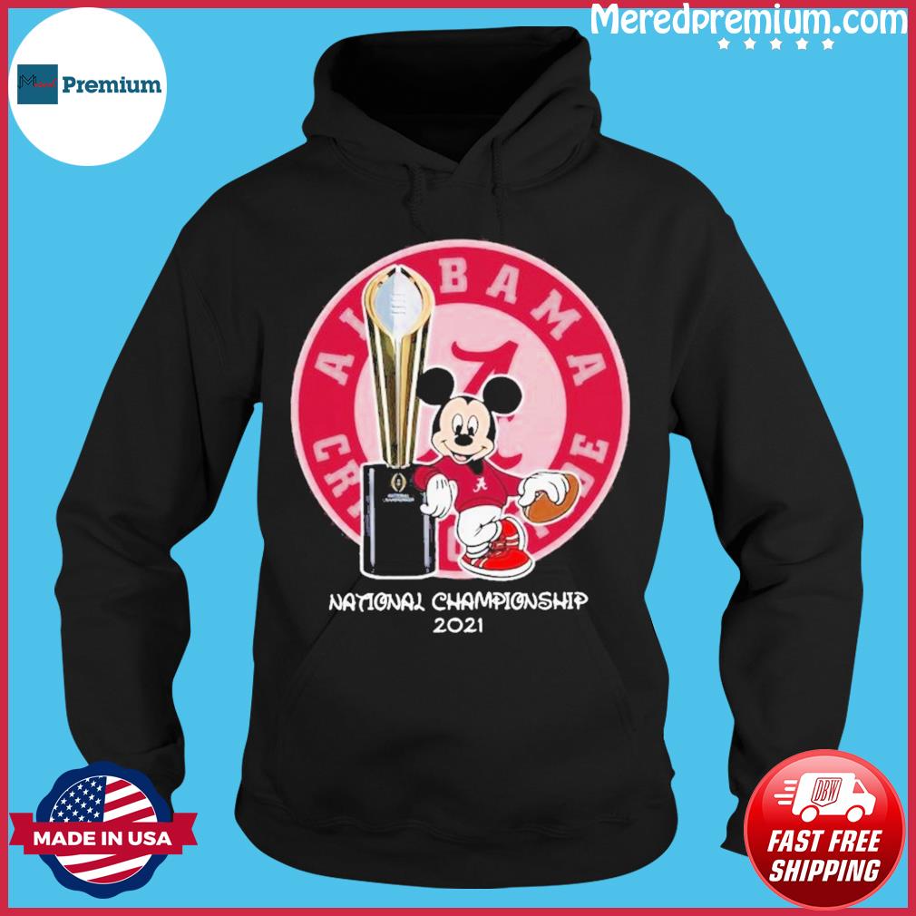 Top Alabama Crimson Tide Mickey Mouse NCAA National Championship