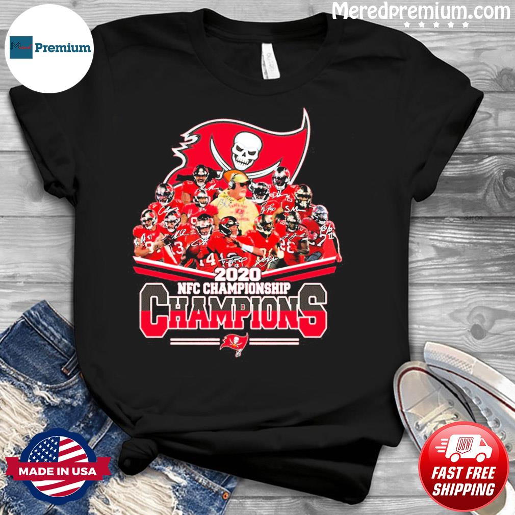 Team Tampa Bay Buccaneers NFC Championship 2021 Champions Football Super  Bowl LV T-Shirt, hoodie, sweater, long sleeve and tank top