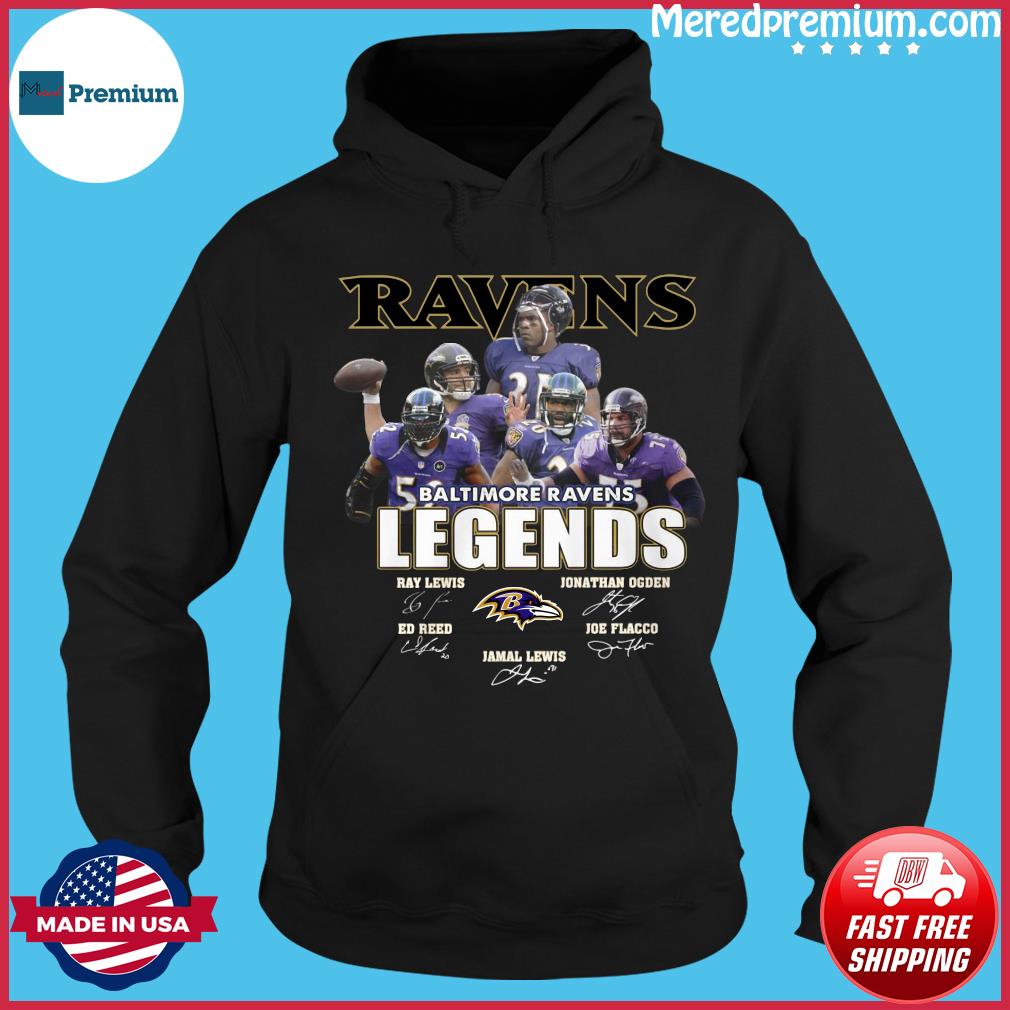 Baltimore Ravens legends players signature shirt, hoodie, sweater