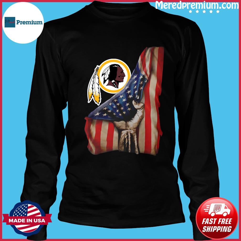 Washington Redskins Logo And American Flag Drop 2021 Shirt, hoodie,  sweater, long sleeve and tank top