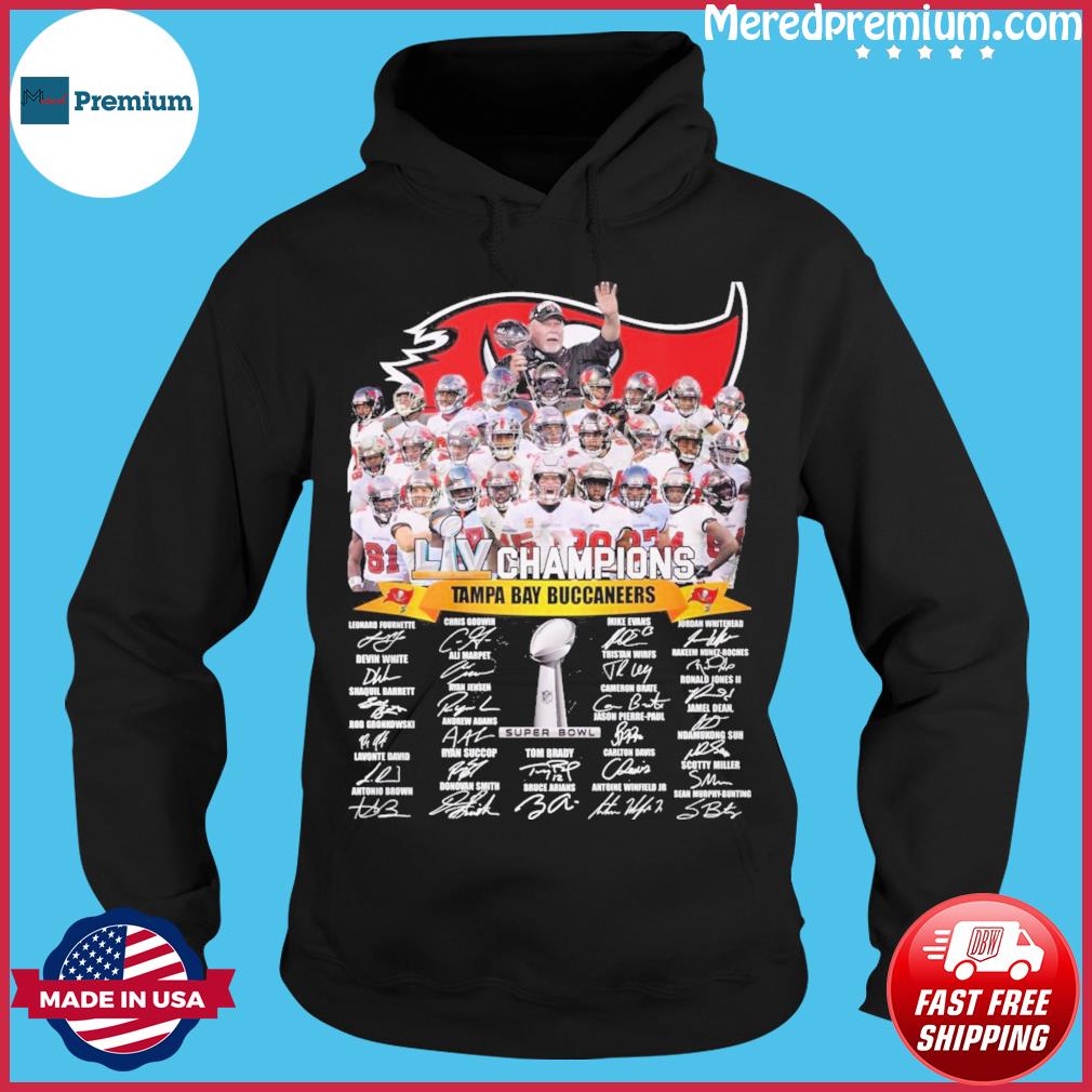 Tampa Bay Buccaneers LIV Super Bowl 2021 Champions shirt, hoodie, sweater,  long sleeve and tank top