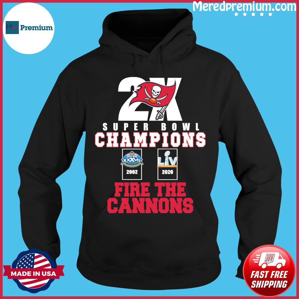 Tampa Bay Buccaneers super bowl champions 2x t-shirt, hoodie